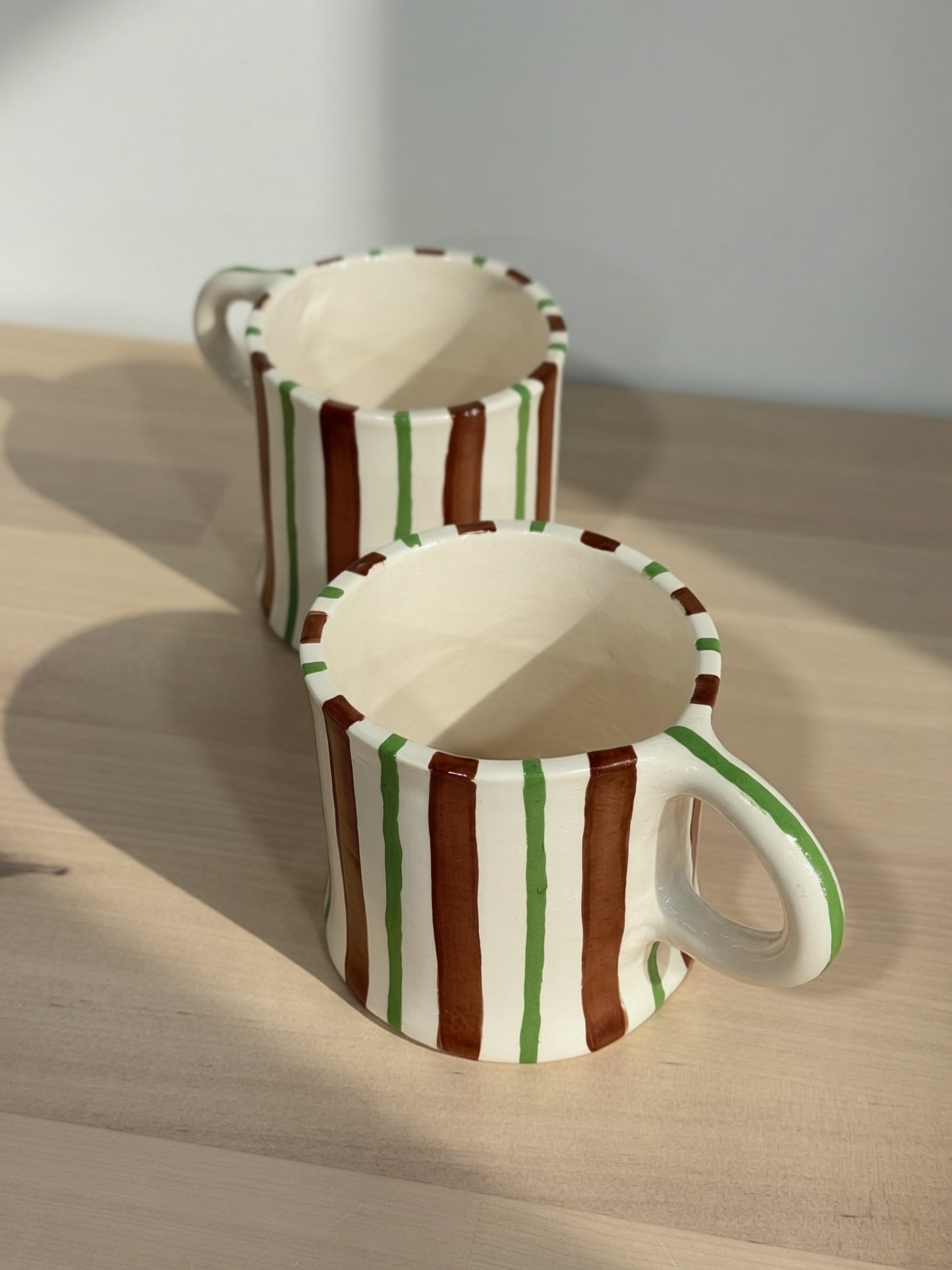 Green Stripes Studio Mug