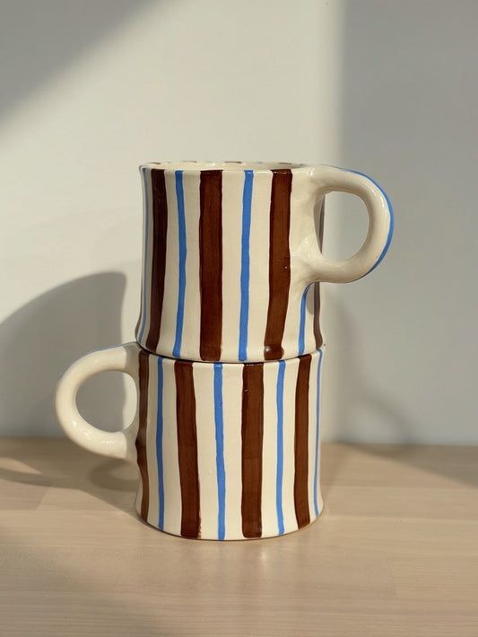 Blue Stripes Studio Mug